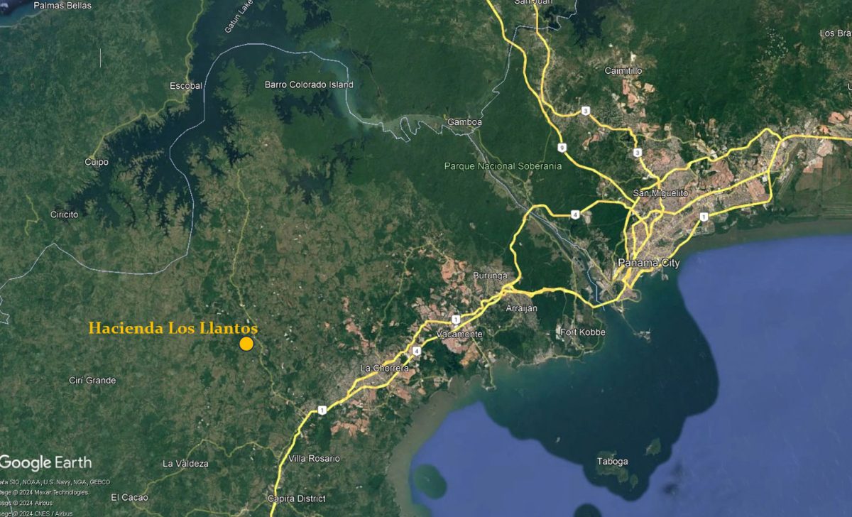 hacienda los santos location map1